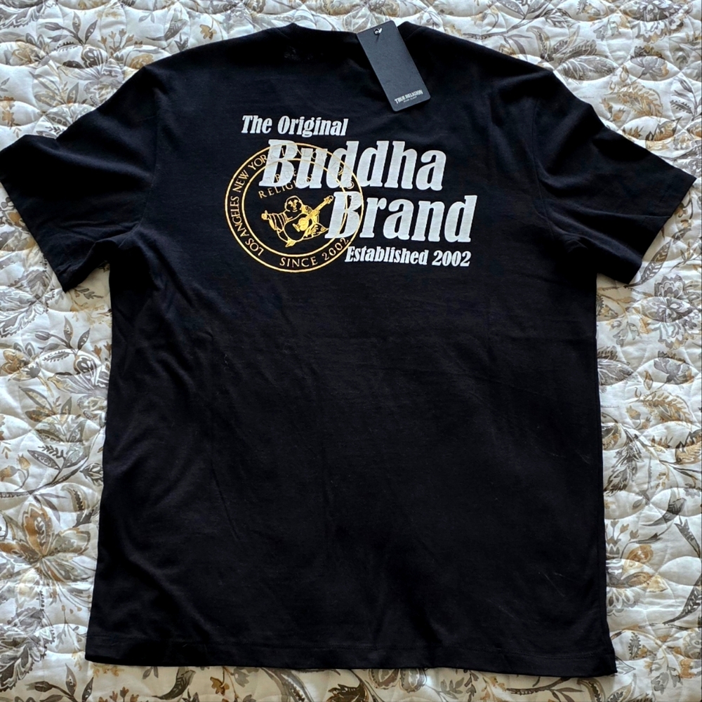 NEW Black and Gold True Religion TShirt size XL